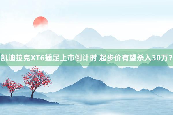 凯迪拉克XT6插足上市倒计时 起步价有望杀入30万？